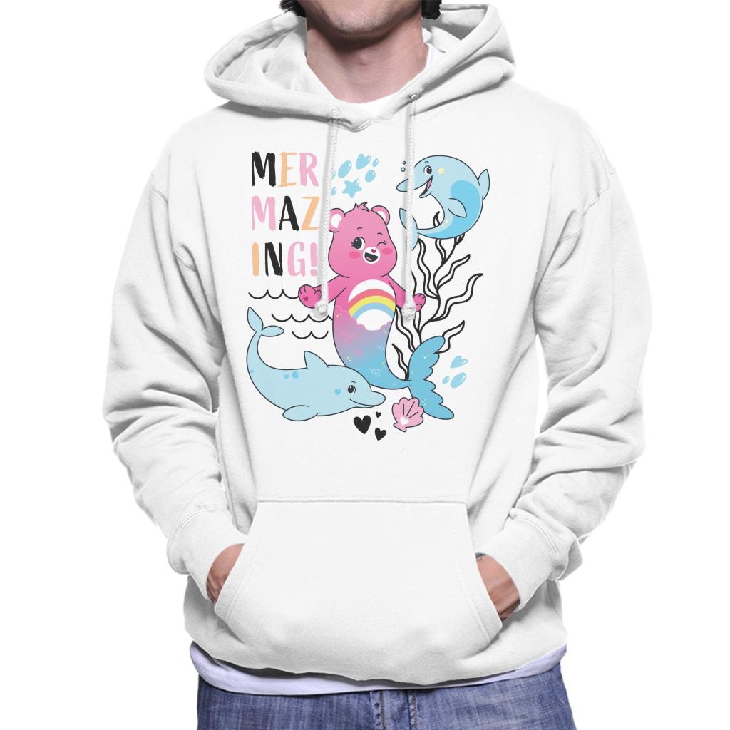 Care Bears Unlock The Magic Cheer Bear Mermazing Men's Hooded Sweatshirt-ALL + EVERY