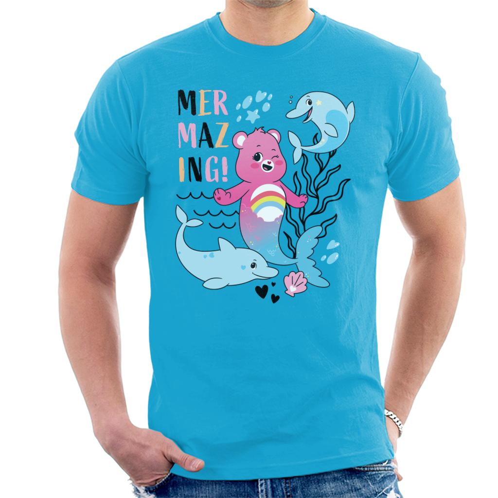 Care Bears Unlock The Magic Cheer Bear Mermazing Men's T-Shirt-ALL + EVERY