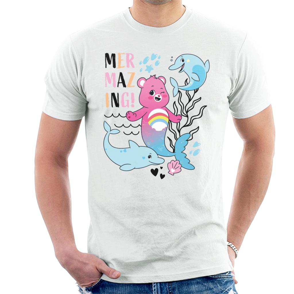 Care Bears Unlock The Magic Cheer Bear Mermazing Men's T-Shirt-ALL + EVERY