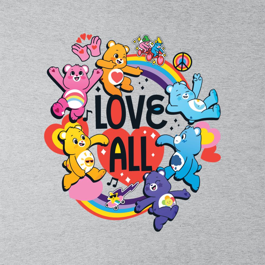 Care Bears Unlock The Magic Love All Kid's Hooded Sweatshirt-ALL + EVERY