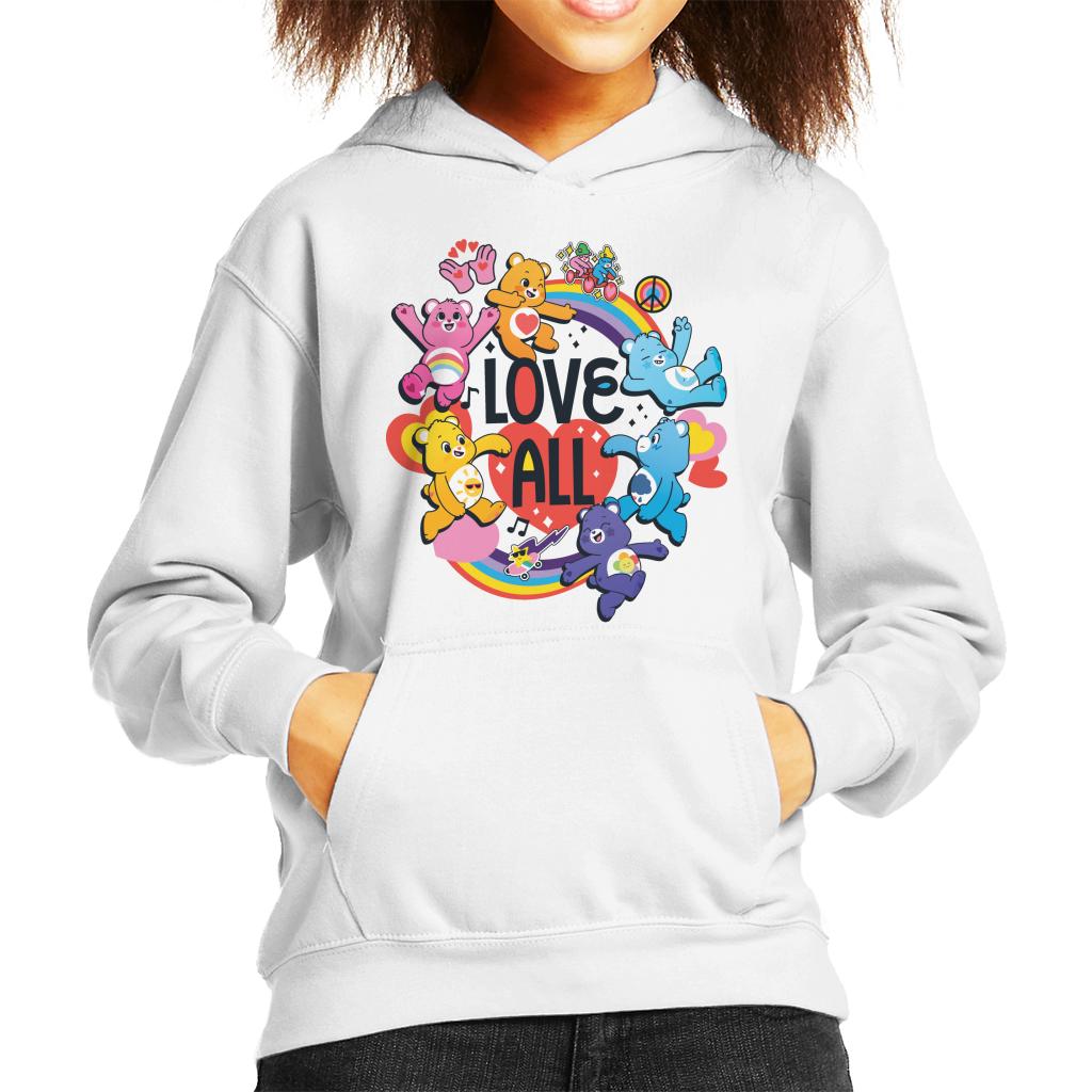 Care Bears Unlock The Magic Love All Kid's Hooded Sweatshirt-ALL + EVERY