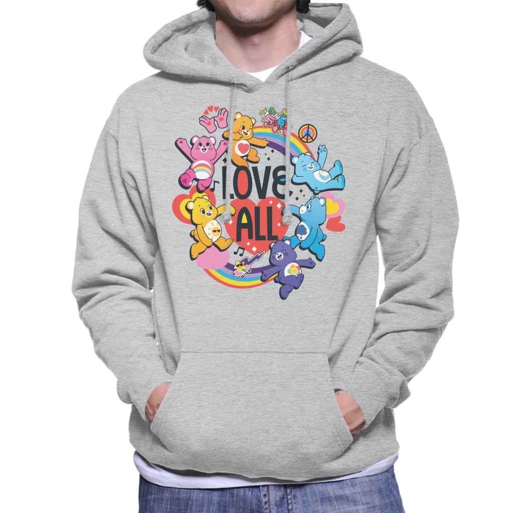 Care Bears Unlock The Magic Love All Men's Hooded Sweatshirt-ALL + EVERY