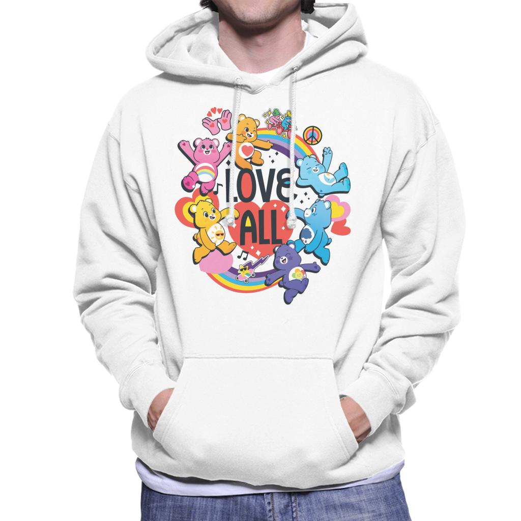 Care Bears Unlock The Magic Love All Men's Hooded Sweatshirt-ALL + EVERY