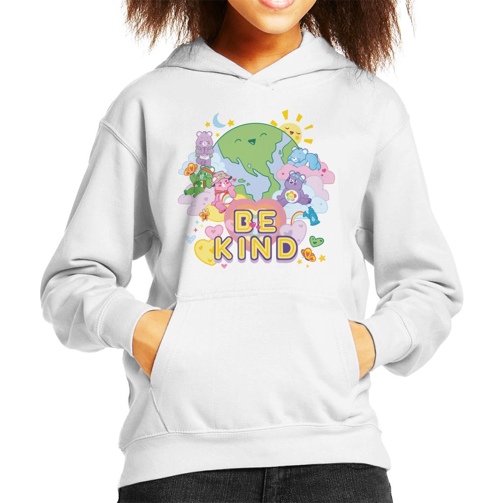 Care Bears Unlock The Magic Be Kind On Earth Kid's Hooded Sweatshirt-ALL + EVERY