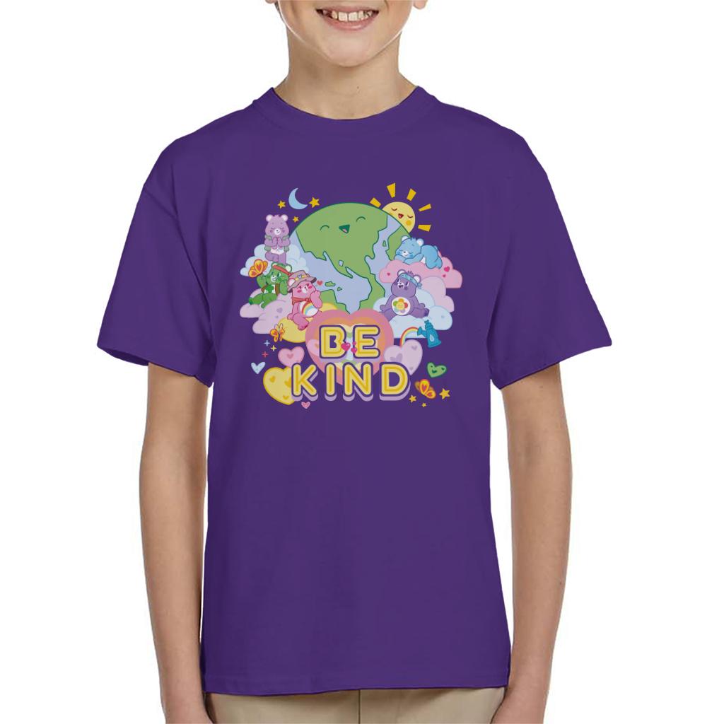 Care Bears Unlock The Magic Be Kind On Earth Kid's T-Shirt-ALL + EVERY