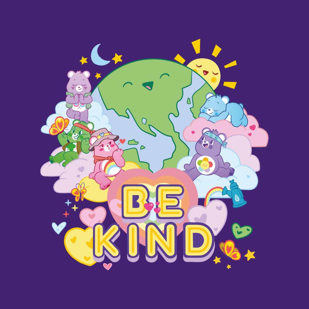 Care Bears Unlock The Magic Be Kind On Earth Kid's T-Shirt-ALL + EVERY