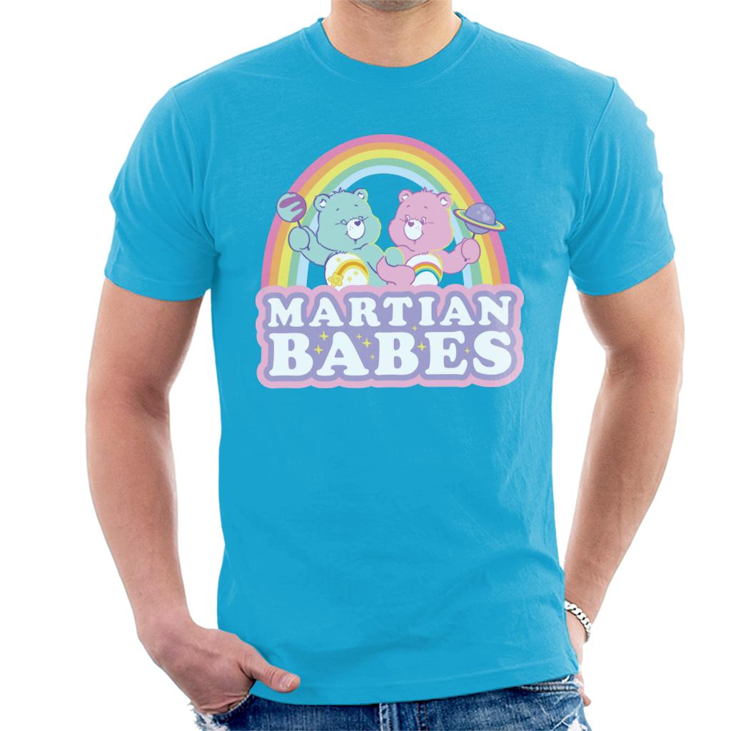 Care Bears Cheer Bear And Wish Bear Martian Babes Men's T-Shirt