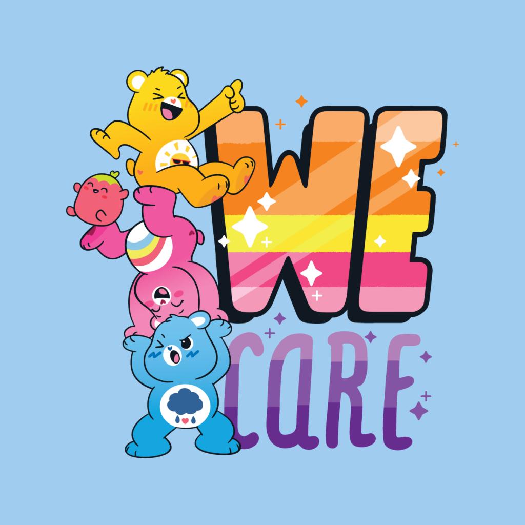 Care Bears Unlock The Magic We Care Men's T-Shirt-ALL + EVERY