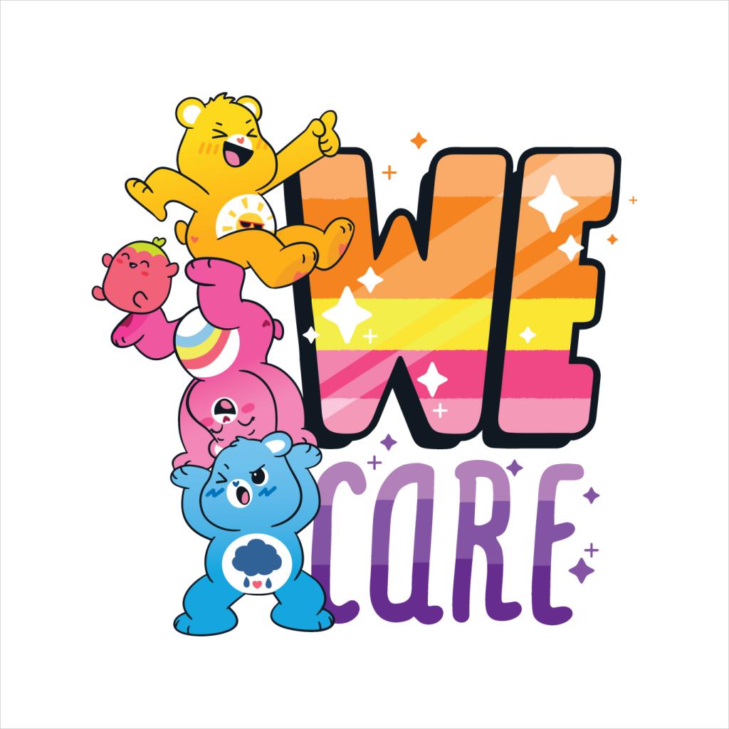 Care Bears Unlock The Magic We Care Kid's T-Shirt-ALL + EVERY