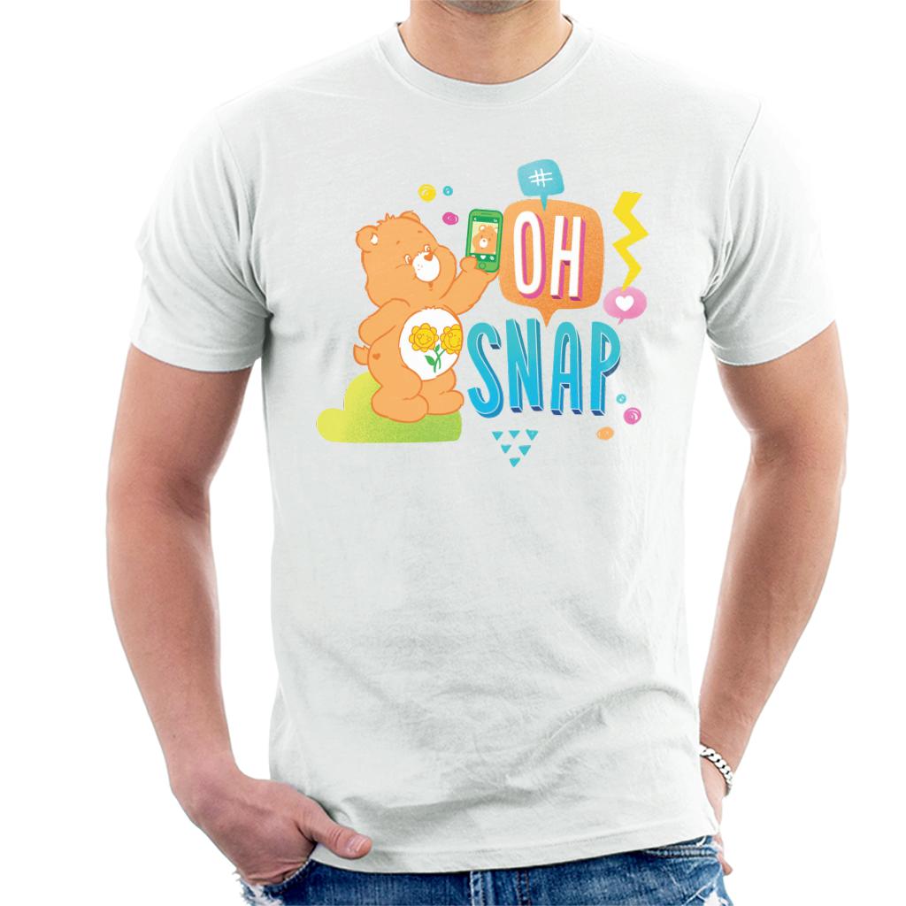 Care Bears Friend Bear Oh Snap Men's T-Shirt-ALL + EVERY