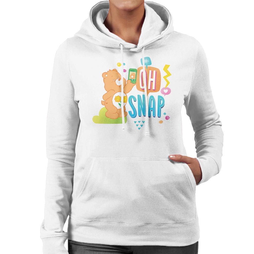 Care Bears Friend Bear Oh Snap Women's Hooded Sweatshirt-ALL + EVERY