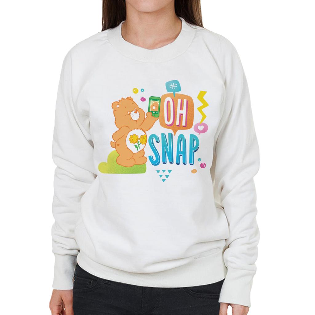 Care Bears Friend Bear Oh Snap Women's Sweatshirt-ALL + EVERY