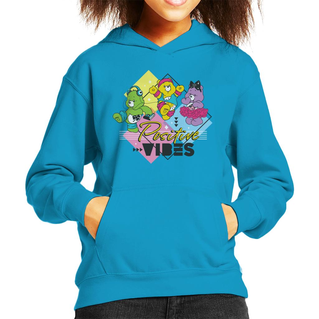 Care Bears Good Luck Bear Positive Vibes Kids Hooded Sweatshirt-ALL + EVERY