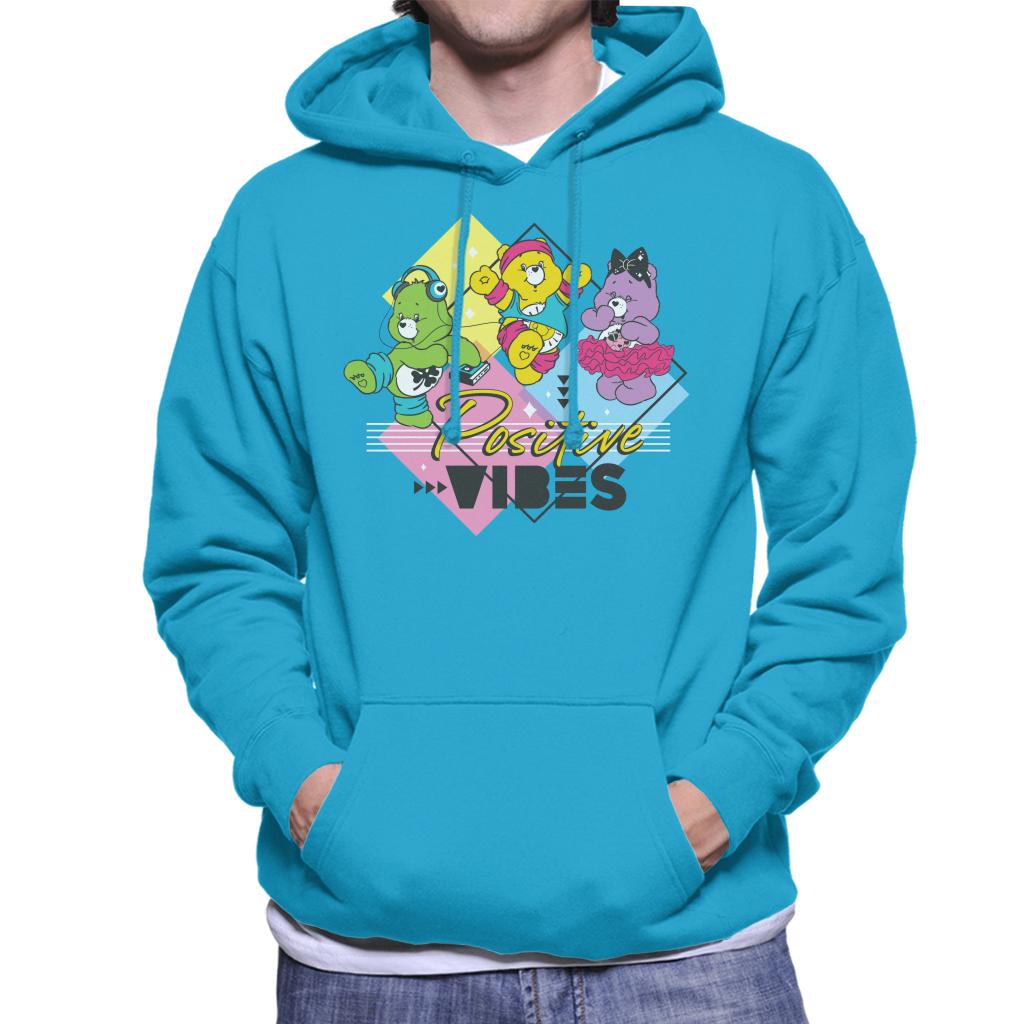 Care Bears Good Luck Bear Positive Vibes Men's Hooded Sweatshirt-ALL + EVERY