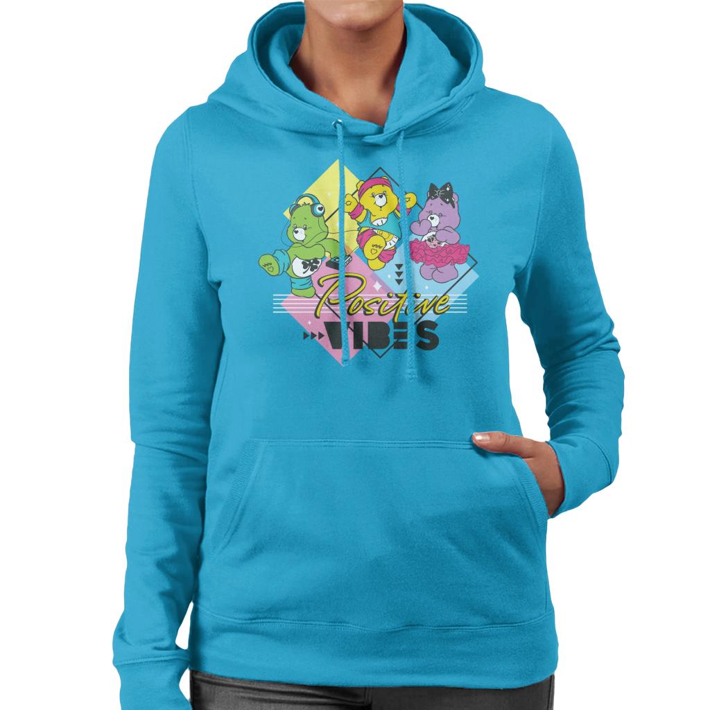 Care Bears Good Luck Bear Positive Vibes Women's Hooded Sweatshirt-ALL + EVERY