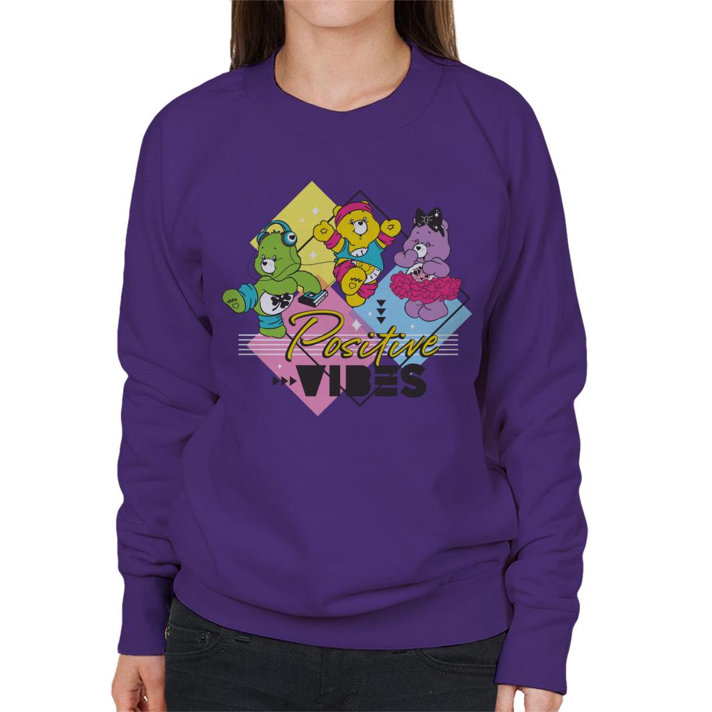 Care Bears Good Luck Bear Positive Vibes Women's Sweatshirt-ALL + EVERY