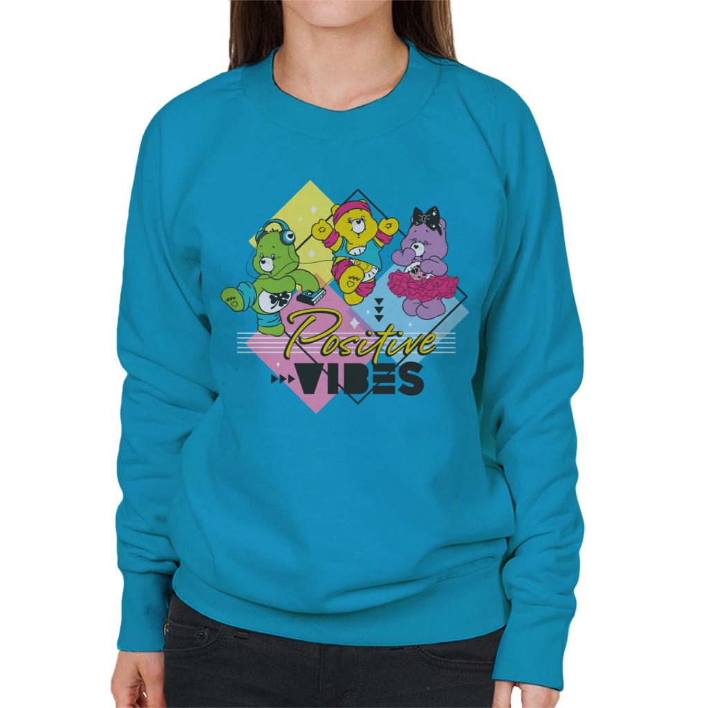 Care Bears Good Luck Bear Positive Vibes Women's Sweatshirt-ALL + EVERY