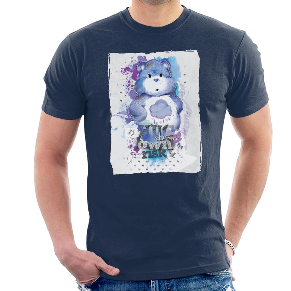 Care Bears Grumpy Bear Hug At Your Own Risk Men's T-Shirt-ALL + EVERY