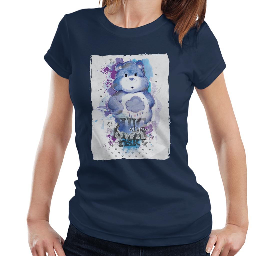 Care Bears Grumpy Bear Hug At Your Own Risk Women's T-Shirt-ALL + EVERY