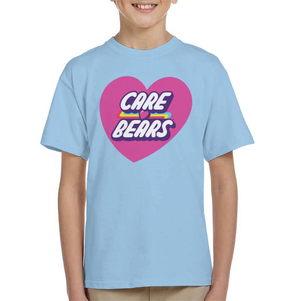 Care Bears Unlock The Magic Pink Heart Kid's T-Shirt-ALL + EVERY