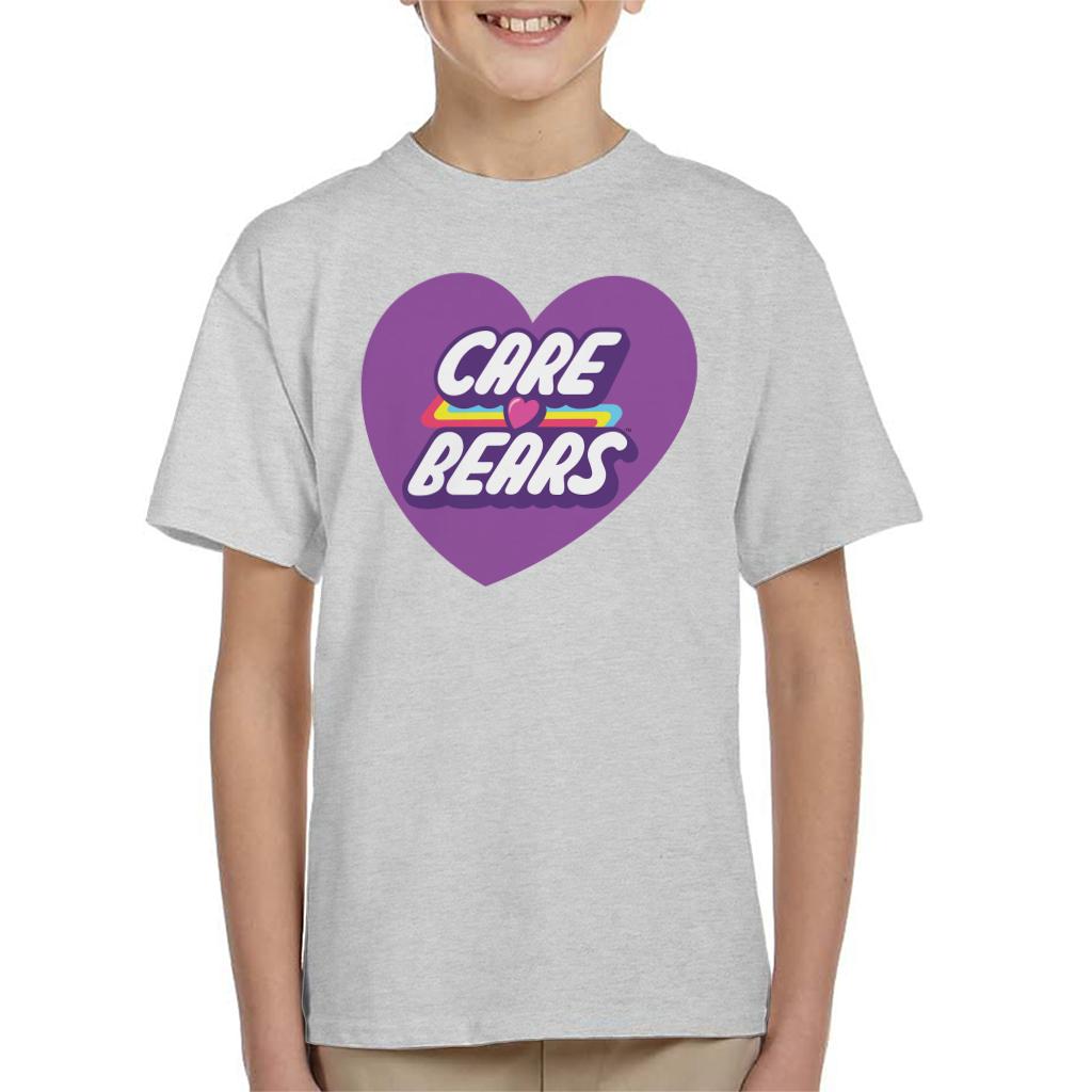 Care Bears Unlock The Magic Purple Heart Kid's T-Shirt-ALL + EVERY