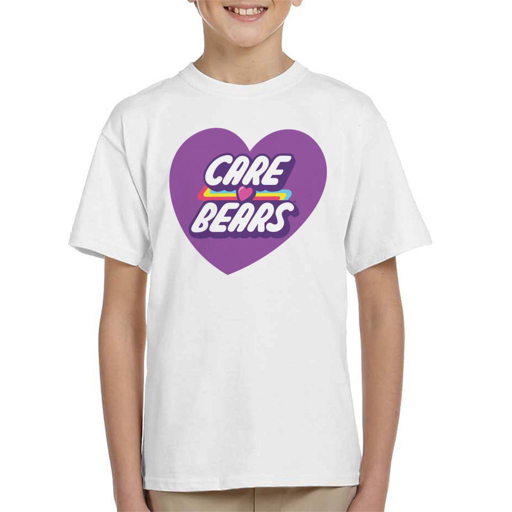 Care Bears Unlock The Magic Purple Heart Kid's T-Shirt-ALL + EVERY