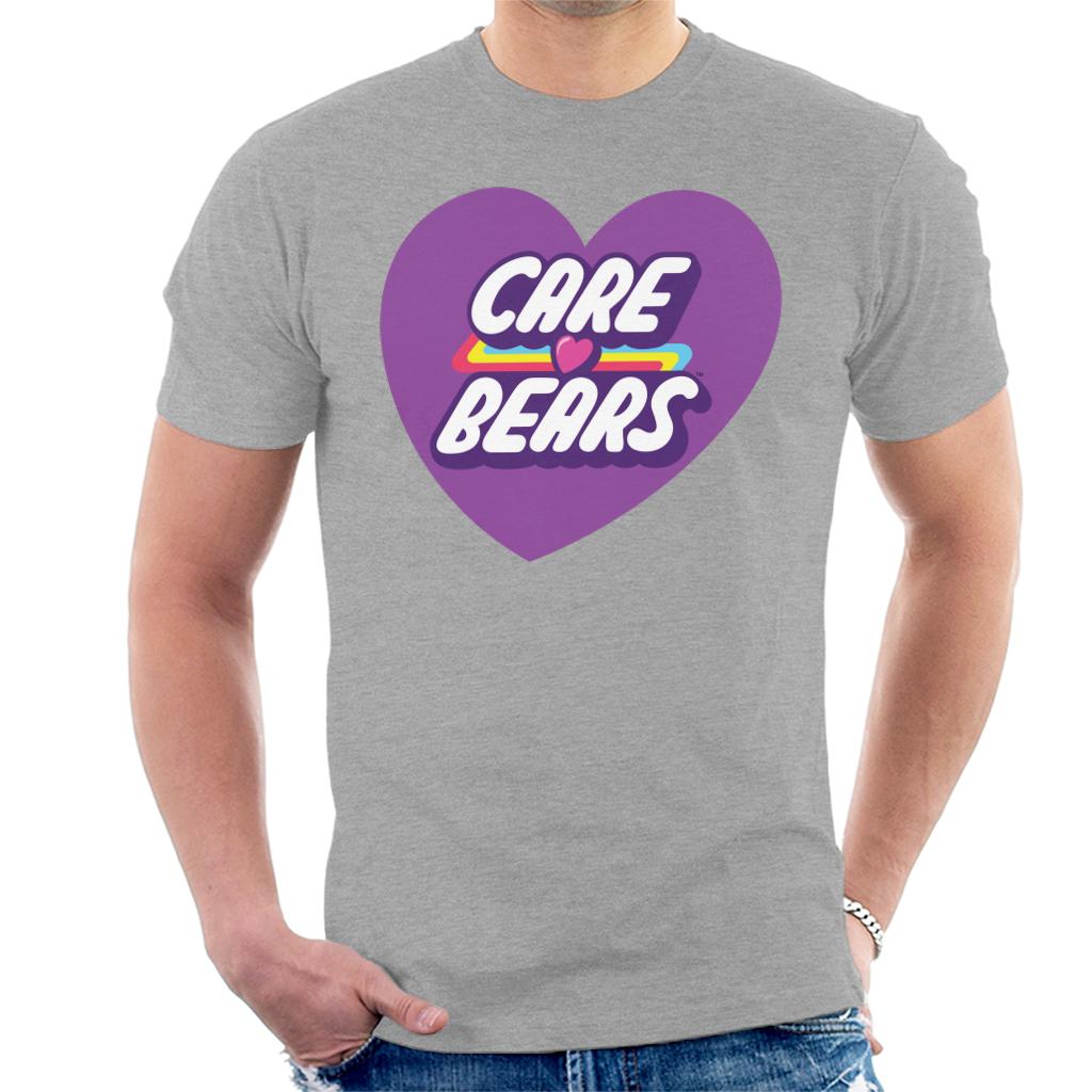 Care Bears Unlock The Magic Purple Heart Men's T-Shirt-ALL + EVERY