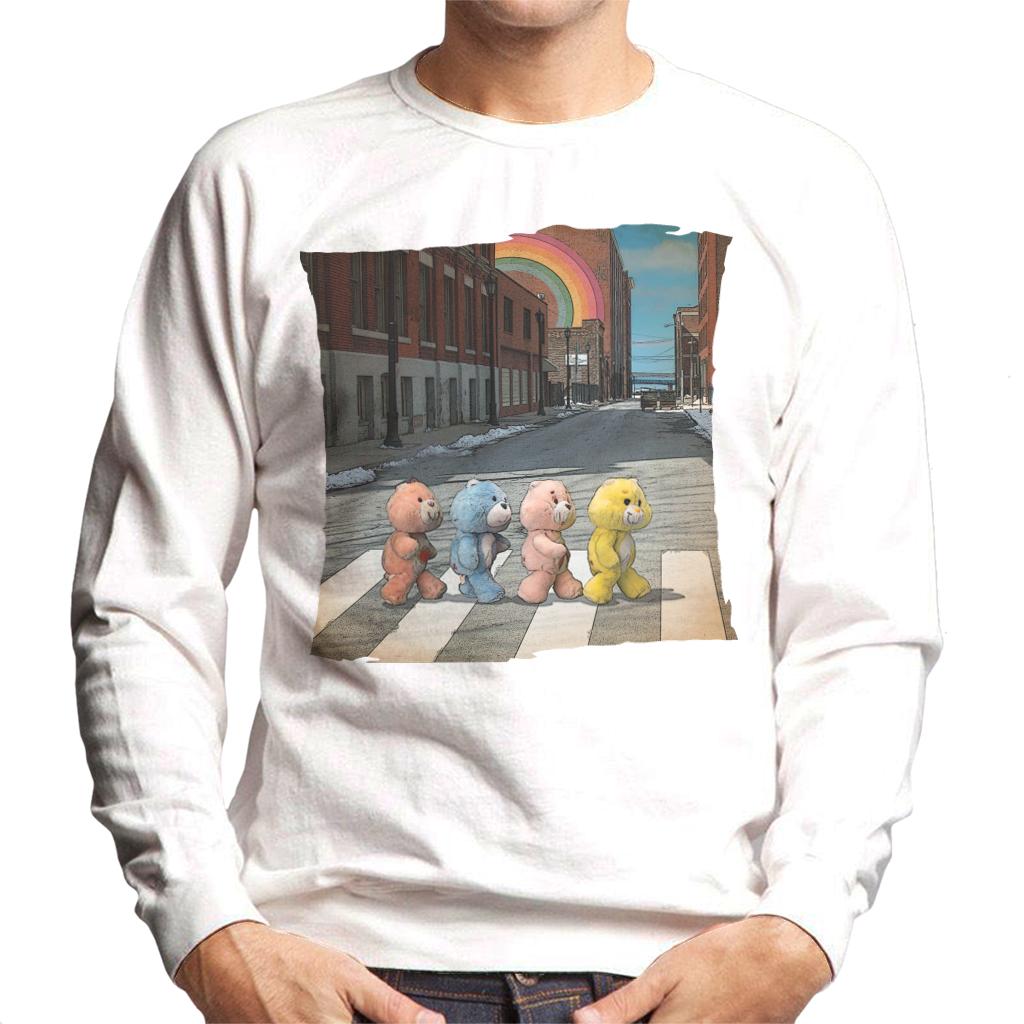 Care Bears Zebra Crossing Men's Sweatshirt-ALL + EVERY