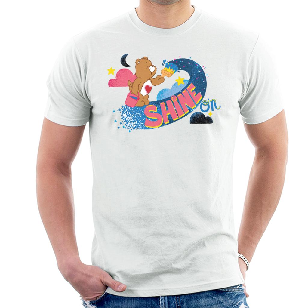 Care Bears Tenderheart Bear Shine On Men's T-Shirt-ALL + EVERY