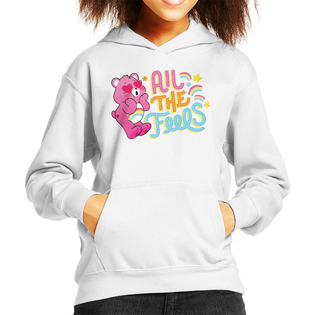 Care Bears Unlock The Magic All The Feels Kid's Hooded Sweatshirt-ALL + EVERY