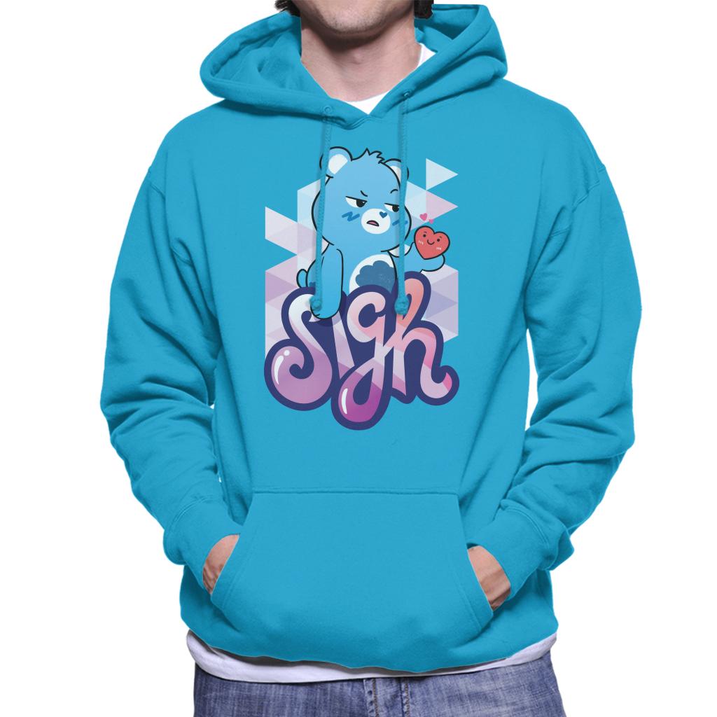 Care Bears Unlock The Magic Grumpy Bear Sigh Men's Hooded Sweatshirt-ALL + EVERY