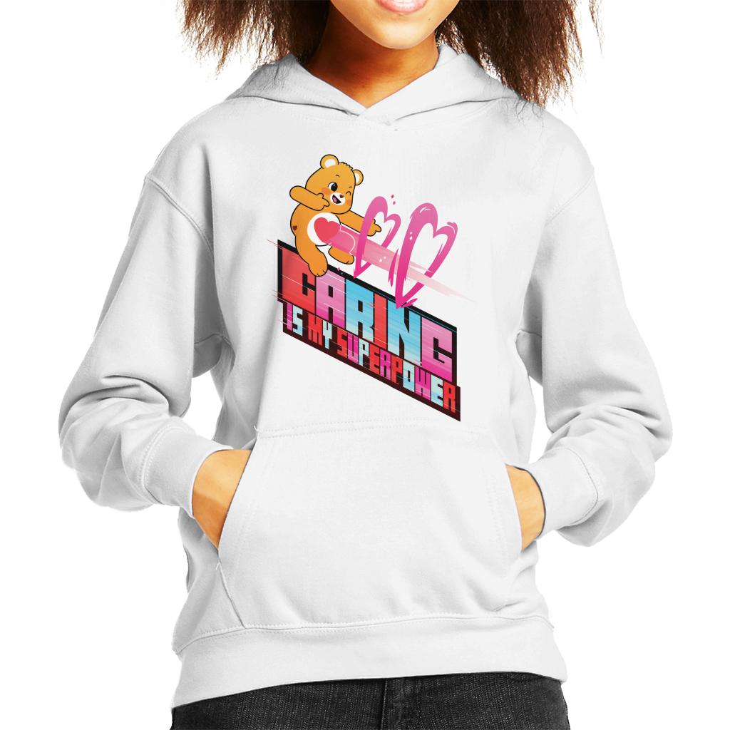 Care Bears Unlock The Magic Caring Is My Superpower Kid's Hooded Sweatshirt-ALL + EVERY