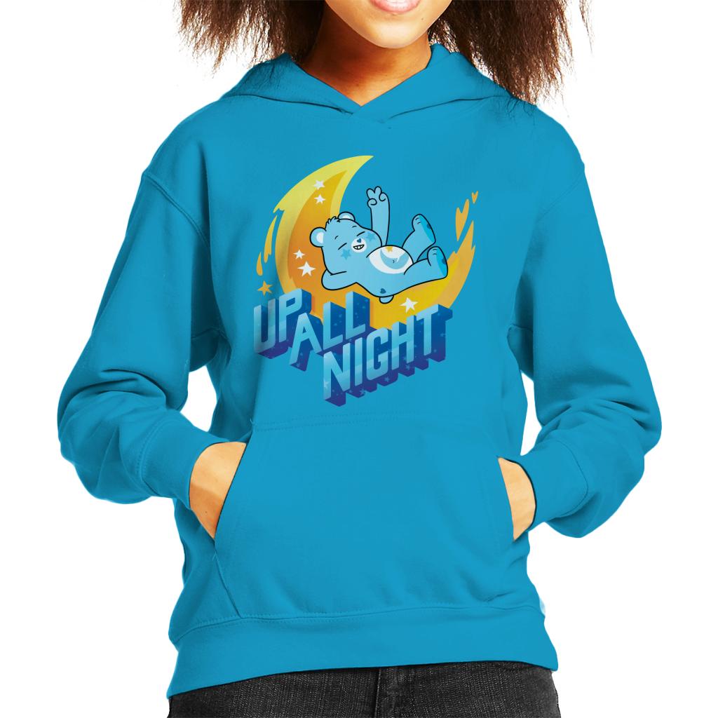 Care Bears Unlock The Magic Up All Night Kid's Hooded Sweatshirt-ALL + EVERY