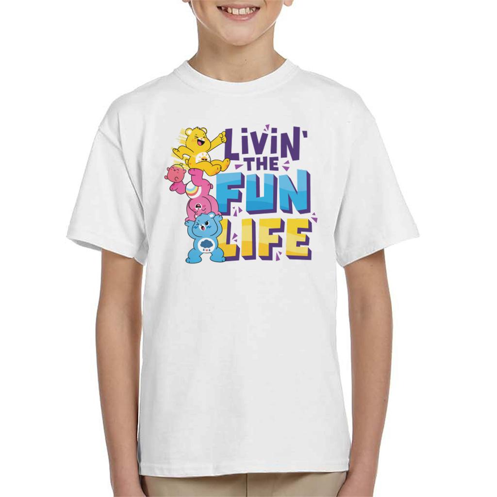 Care Bears Unlock The Magic Livin The Fun Life Kid's T-Shirt-ALL + EVERY