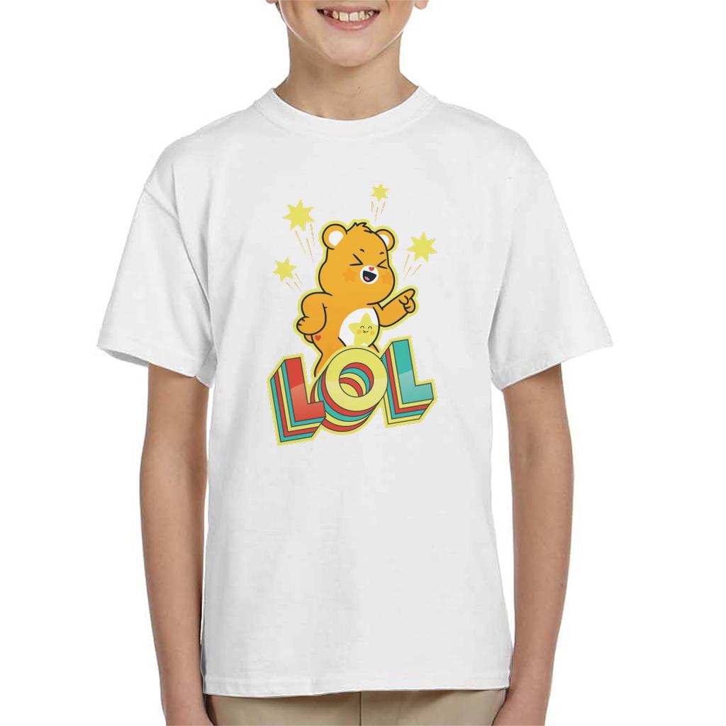 Care Bears Unlock The Magic Funshine Bear Lol Kid's T-Shirt-ALL + EVERY