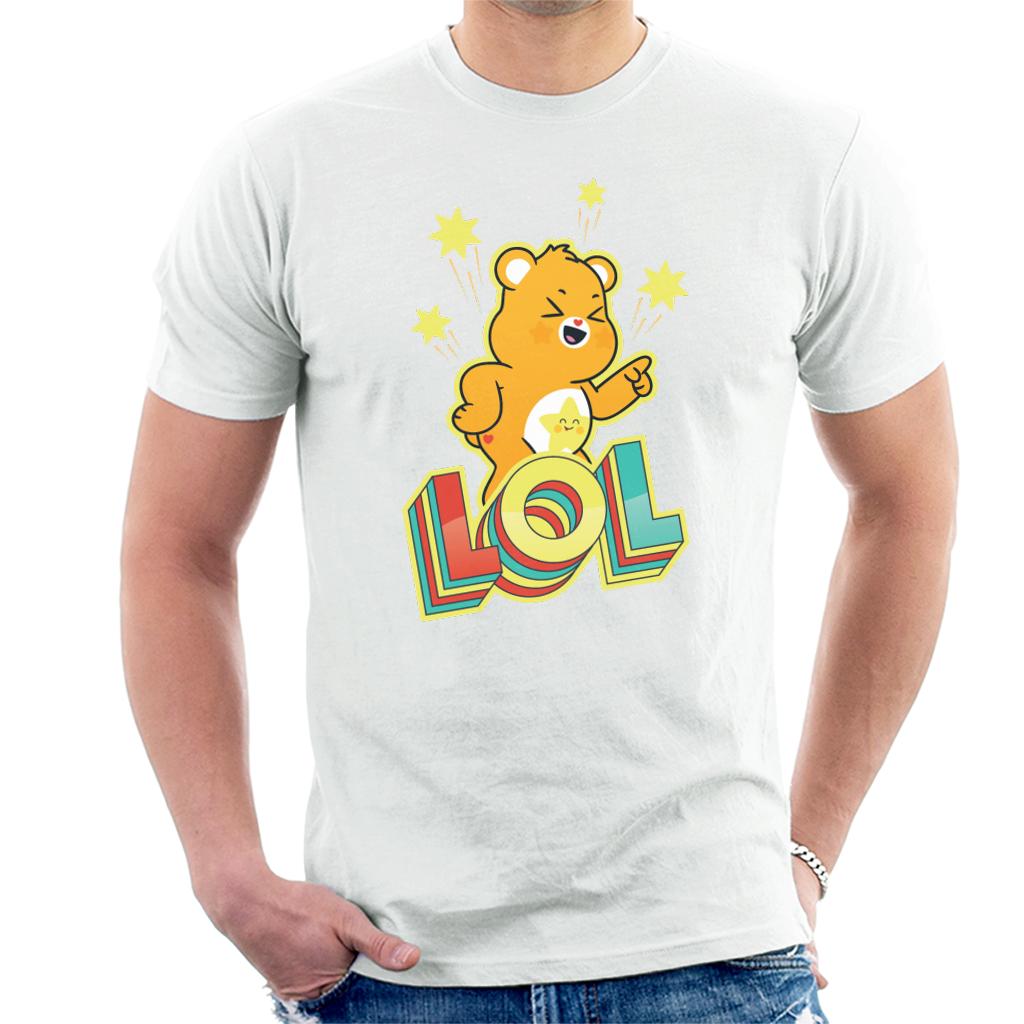 Care Bears Unlock The Magic Funshine Bear Lol Men's T-Shirt-ALL + EVERY