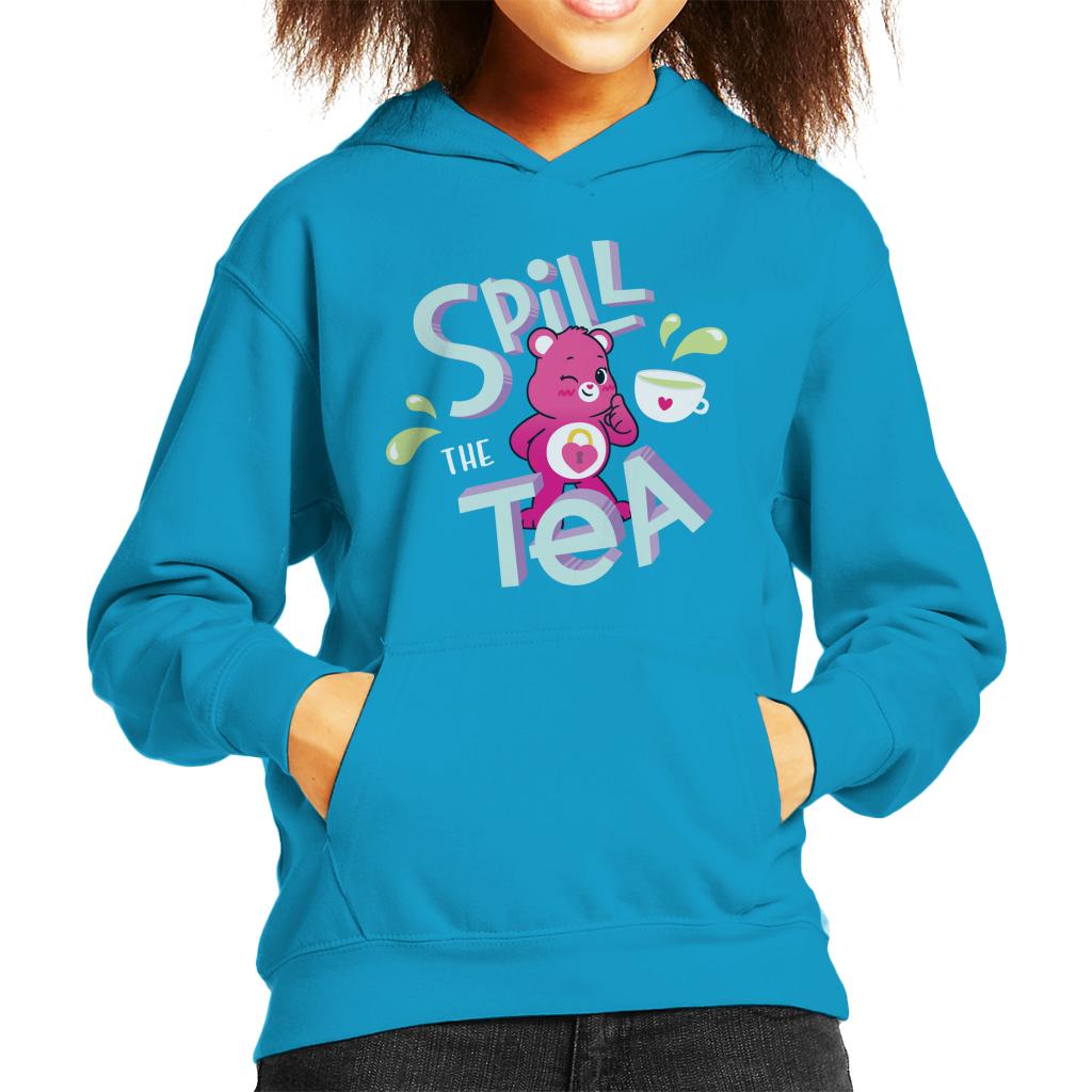 Care Bears Unlock The Magic Spill The Tea Kid's Hooded Sweatshirt-ALL + EVERY