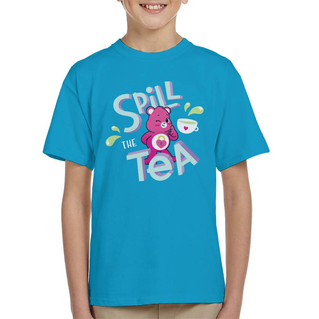 Care Bears Unlock The Magic Spill The Tea Kid's T-Shirt-ALL + EVERY