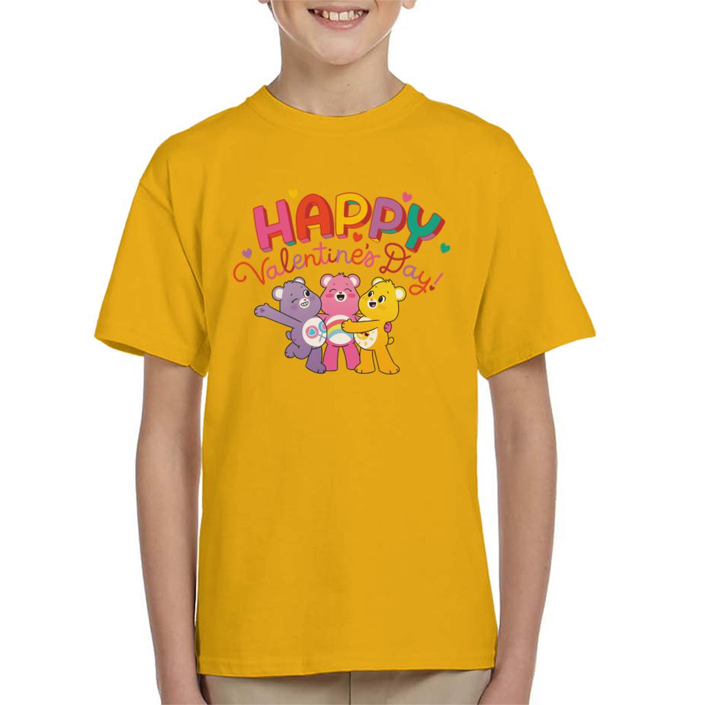 Care Bears Unlock The Magic Happy Valentines Day Kid's T-Shirt-ALL + EVERY