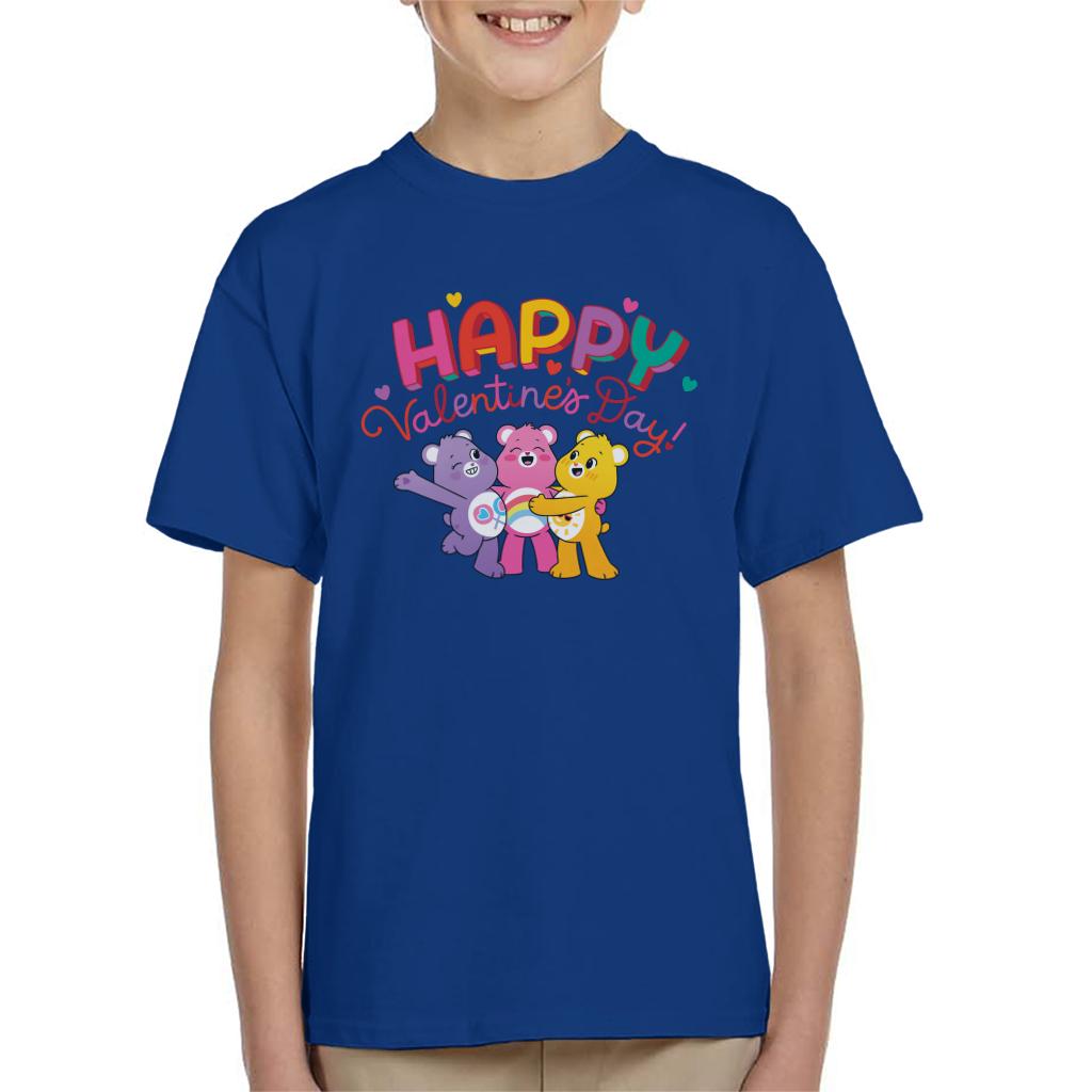 Care Bears Unlock The Magic Happy Valentines Day Kid's T-Shirt-ALL + EVERY