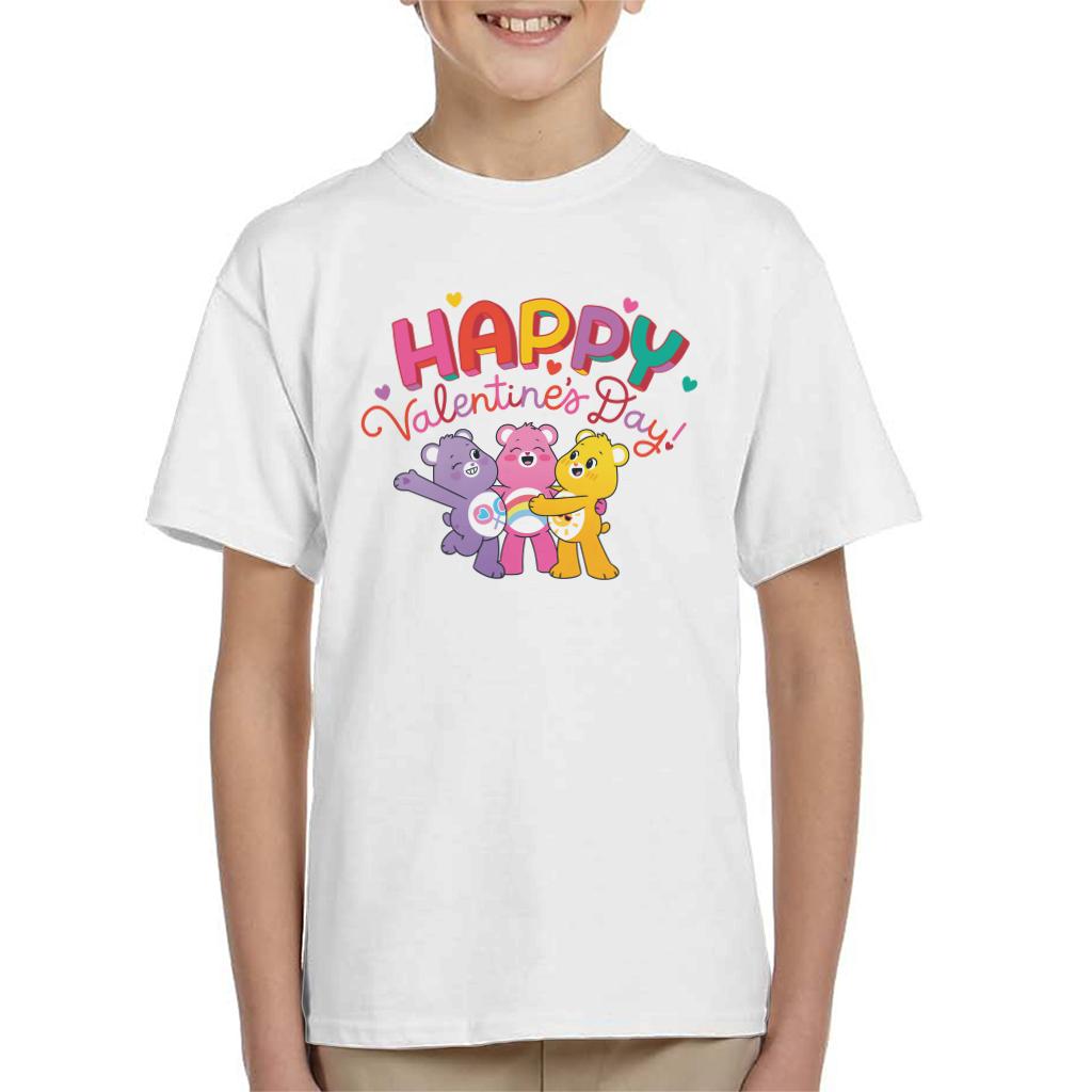 Care Bears Unlock The Magic Happy Valentines Day Kid's T-Shirt-ALL + EVERY