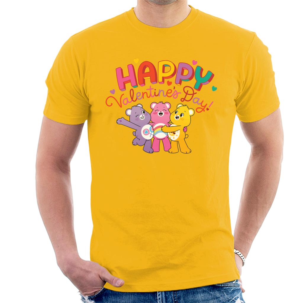 Care Bears Unlock The Magic Happy Valentines Day Men's T-Shirt-ALL + EVERY