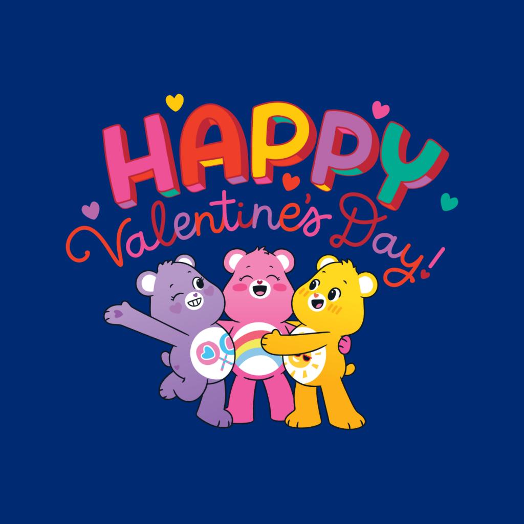 Care Bears Unlock The Magic Happy Valentines Day Men's T-Shirt-ALL + EVERY