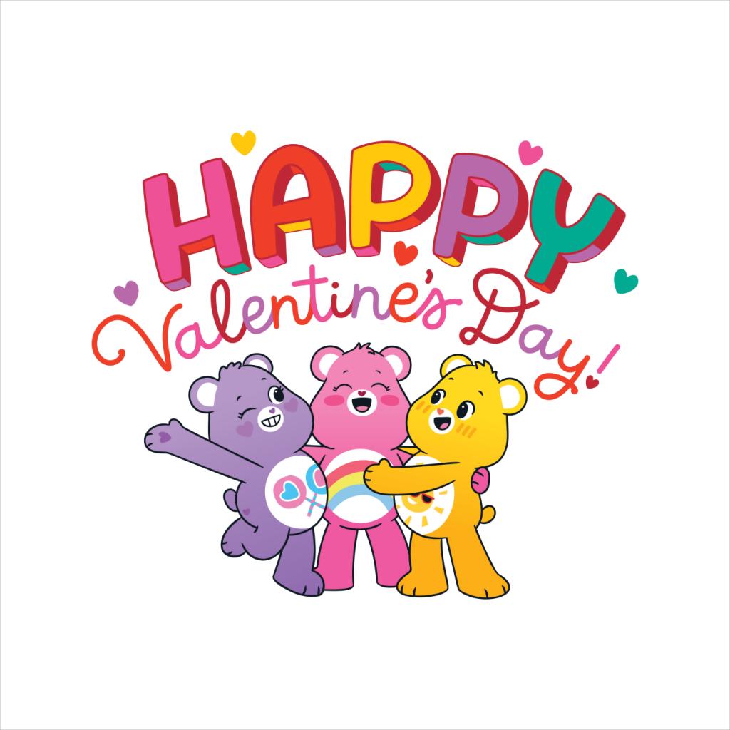 Care Bears Unlock The Magic Happy Valentines Day Men's T-Shirt-ALL + EVERY