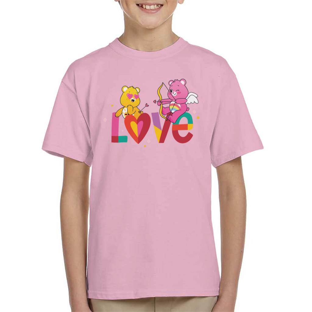 Care Bears Unlock The Magic Valentines Love Arrows Kid's T-Shirt-ALL + EVERY