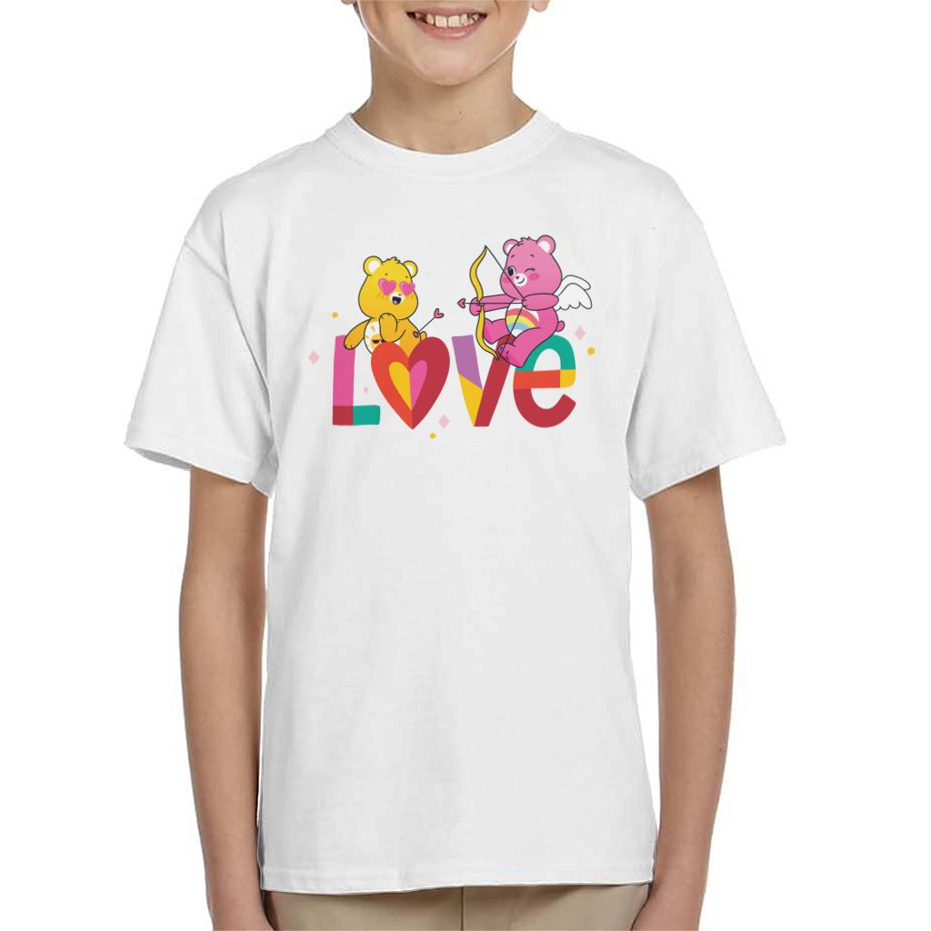 Care Bears Unlock The Magic Valentines Love Arrows Kid's T-Shirt-ALL + EVERY