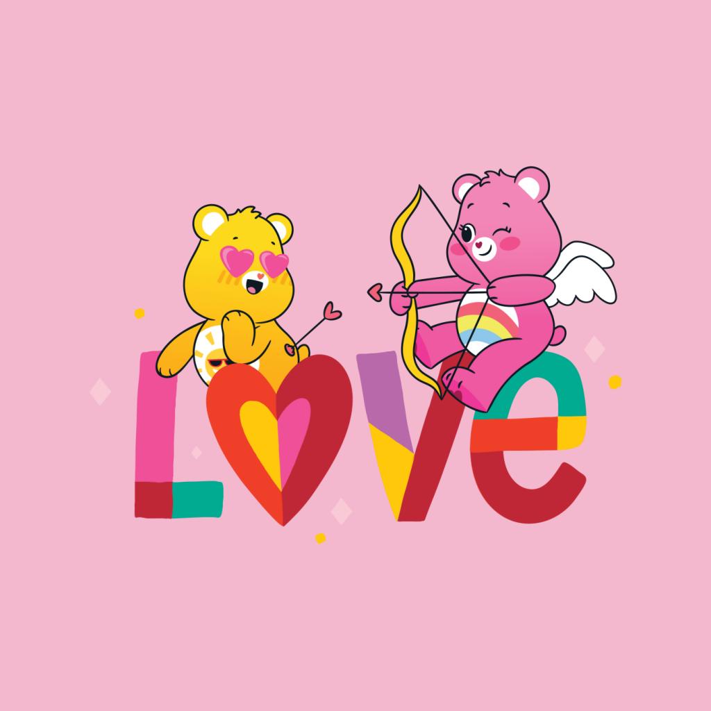 Care Bears Unlock The Magic Valentines Love Arrows Kid's T-Shirt-ALL + EVERY