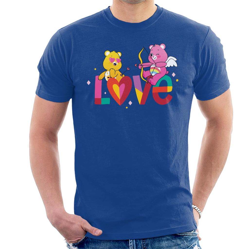 Care Bears Unlock The Magic Valentines Love Arrows Men's T-Shirt-ALL + EVERY