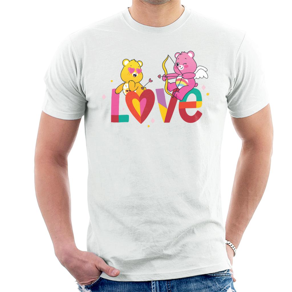 Care Bears Unlock The Magic Valentines Love Arrows Men's T-Shirt-ALL + EVERY