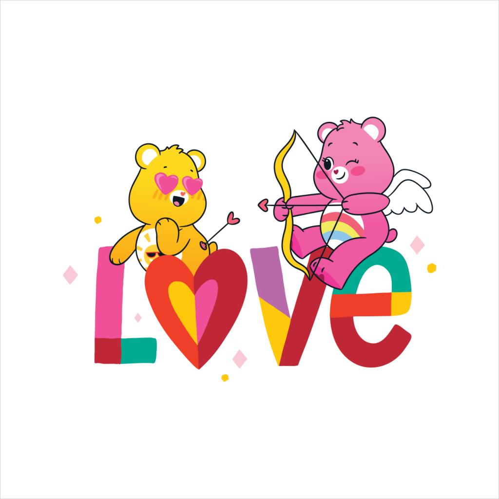 Care Bears Unlock The Magic Valentines Love Arrows Men's T-Shirt-ALL + EVERY